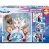 Frozen - Set de puzzles infantiles progresivos con imágenes de Frozen, 12 a 25 piezas ㅤ*EDUCA BORRAS New