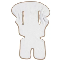 Outlet Funda silla alta rizo borde gris 50x90 Tronas·Accesorios Tronas