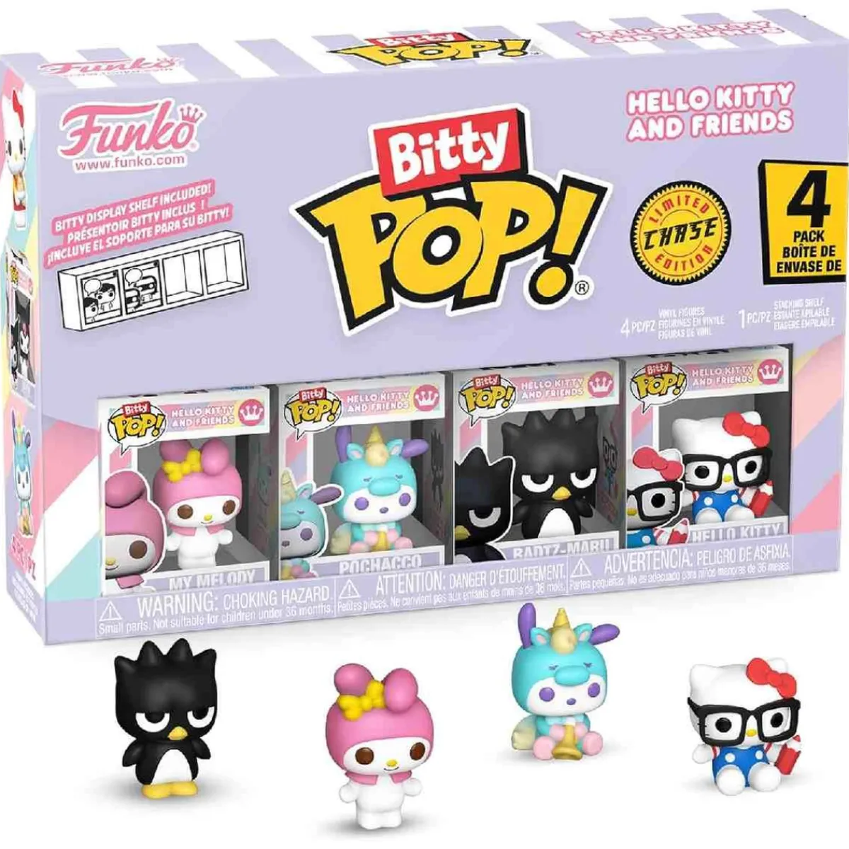 Funko Bitty Pop! - Hello Kitty - Pack 4 figuras (Varios modelos)*FUNKO UK LIMITED
