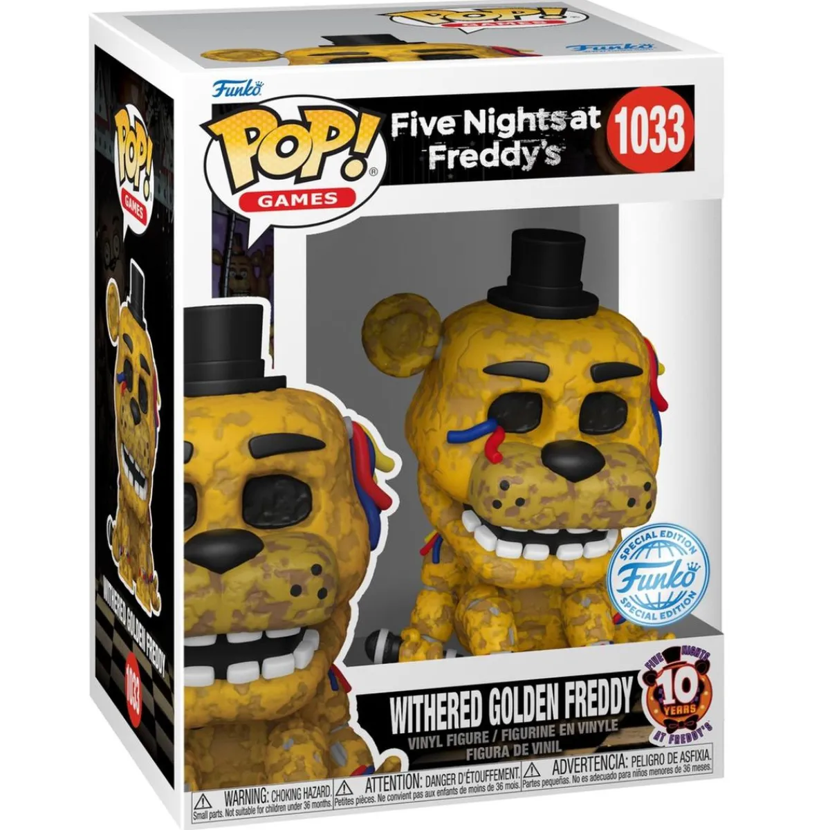 Online Funko Pop! Games - Five nights at Freddy's - Withered Golden Freddy Friki Zone