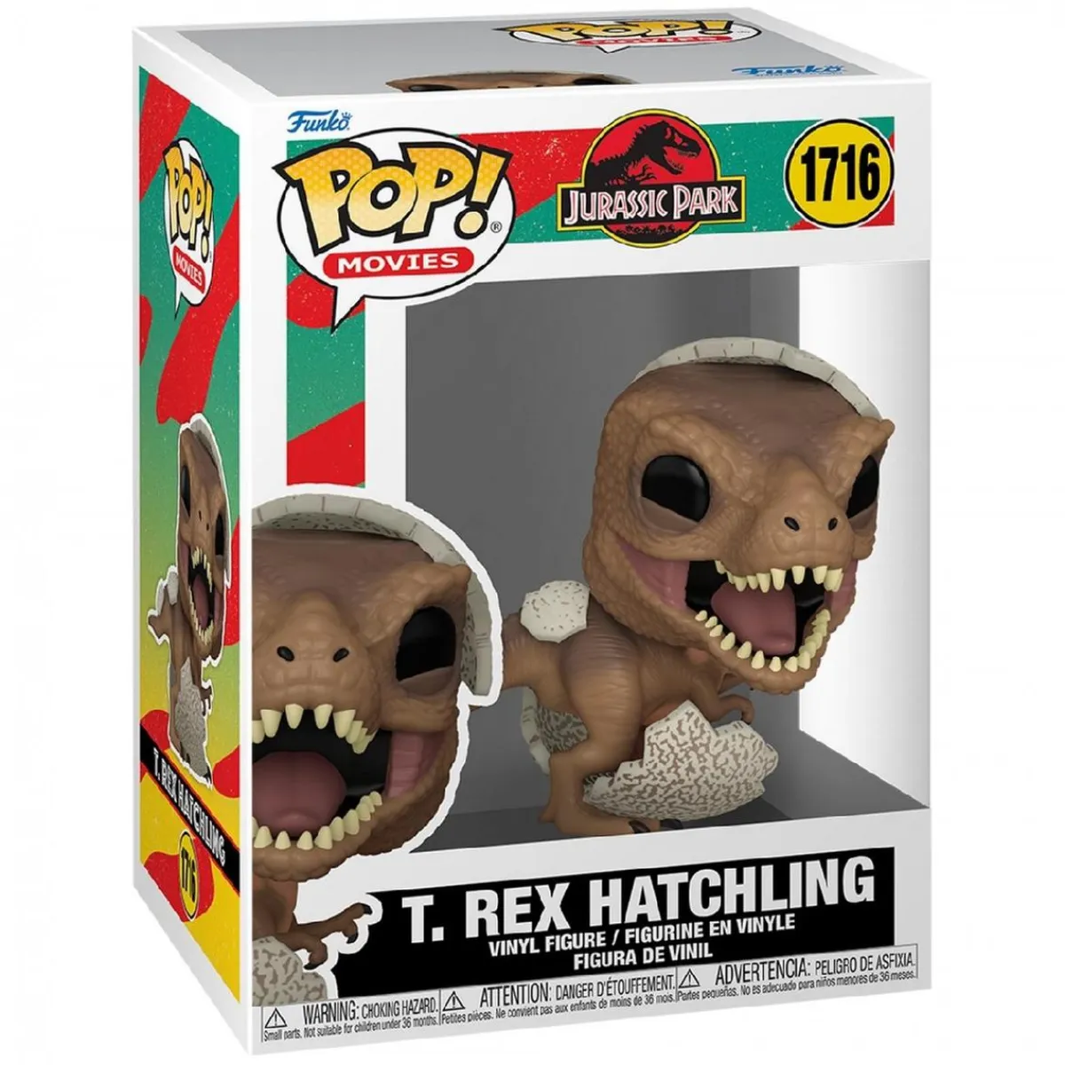 Best Funko Pop! Movies - Jurassic Park - T. Rex Hatchling Friki Zone