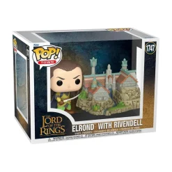 Clearance Funko Pop! Town - El señor de los anillos - Elrond With Rivendell Friki Zone