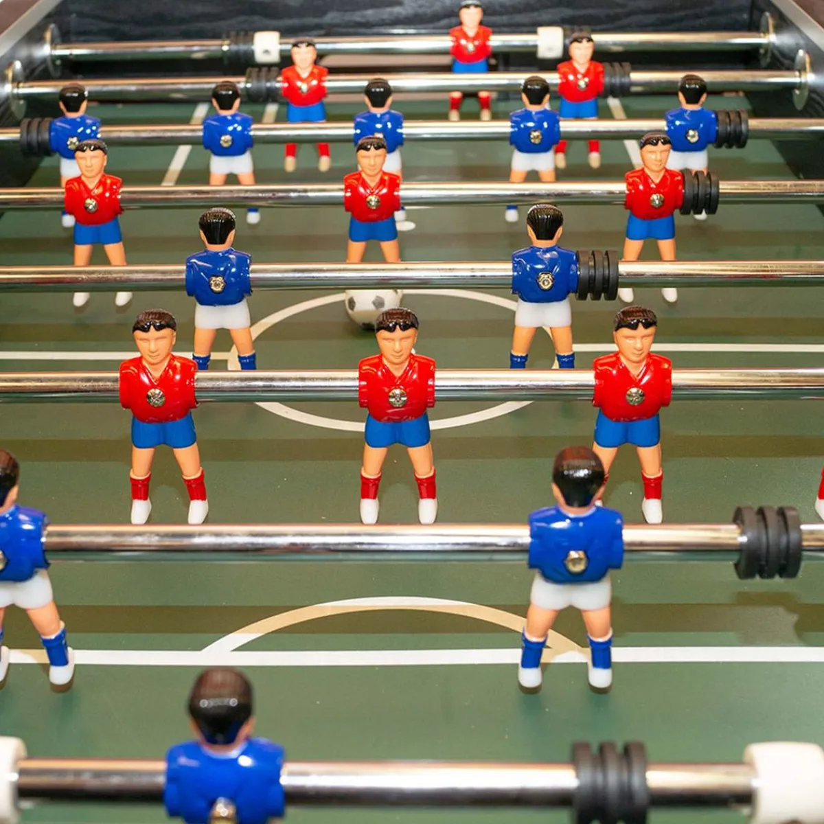 Clearance Futbolín Silver con jugadores de piernas abiertas Deportes|Futbolines