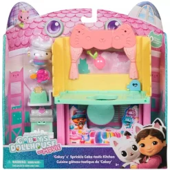 Gabby's Dollhouse - Cocina de pastelitos chispeantes de Cakey*SPIN MASTER Best