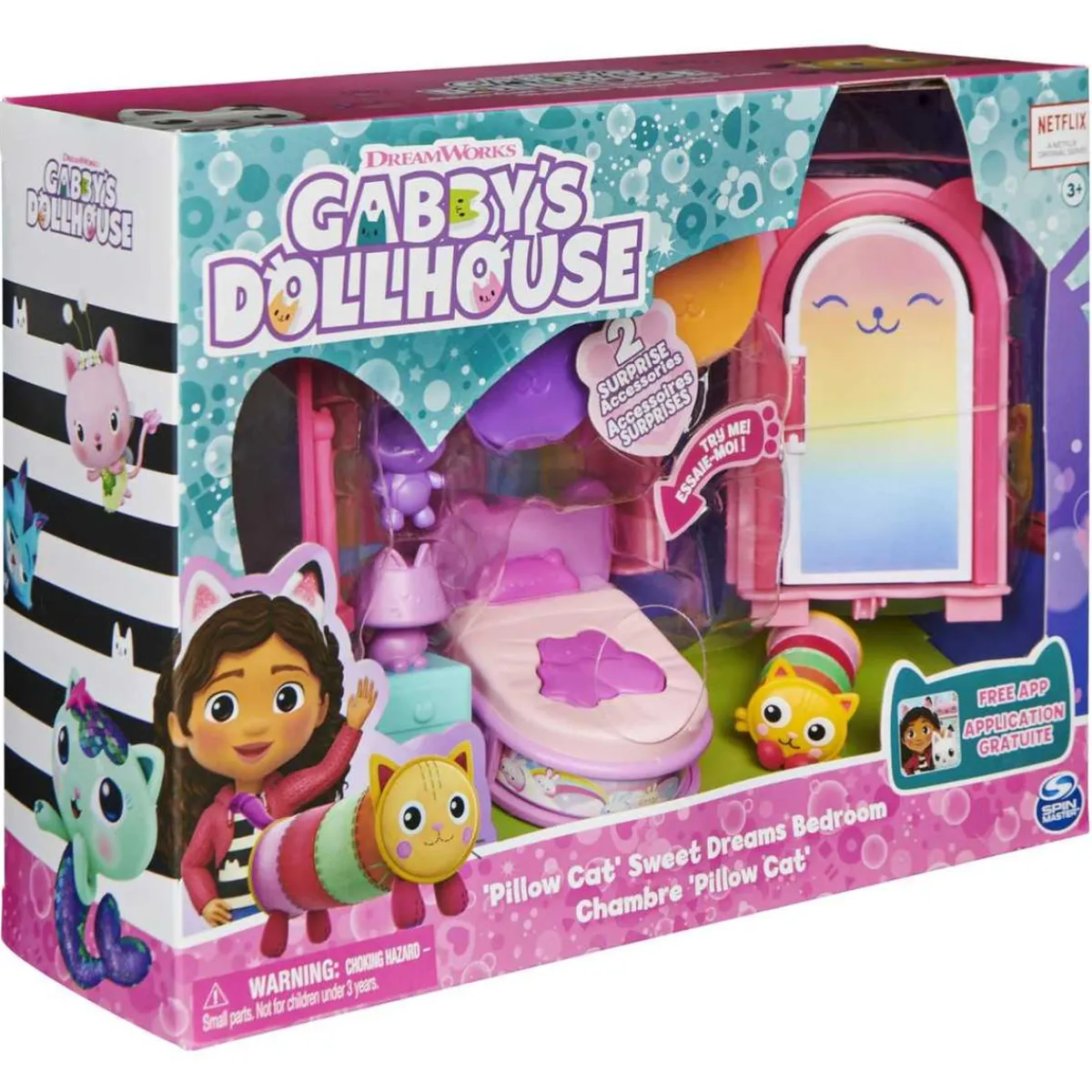 Best Gabby's Dollhouse - Dormitorio de Sueñigata ㅤ Coleccionables Y Mini Mundos