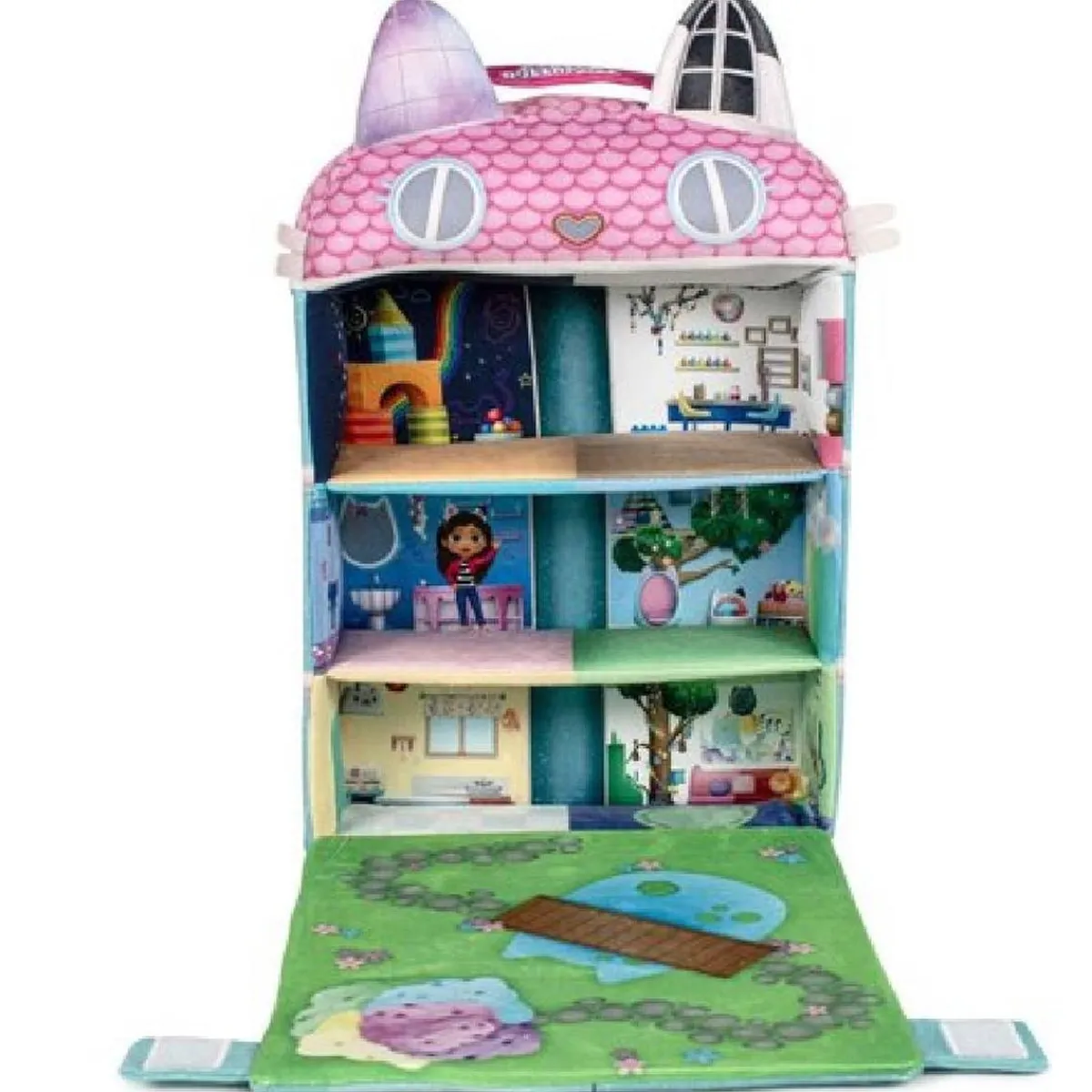 Gabby's Dollhouse - La casa de Gabby de peluche Coleccionables Y Mini Mundos
