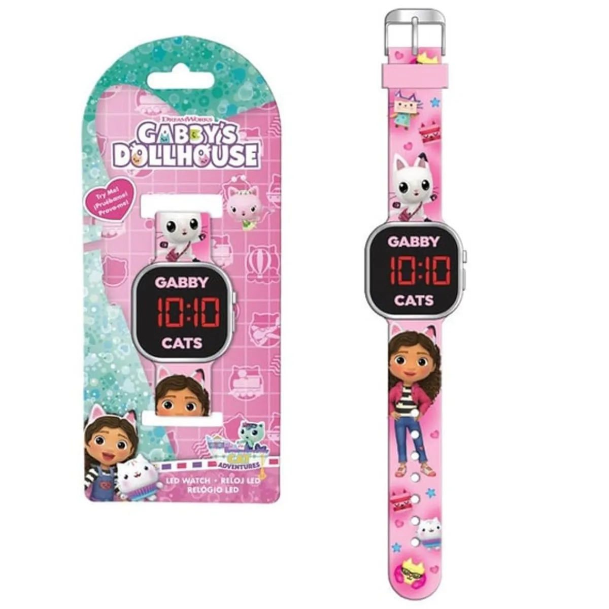 Gabbys Dollhouse - Reloj led*KIDS EUROSWAN S.L. Online