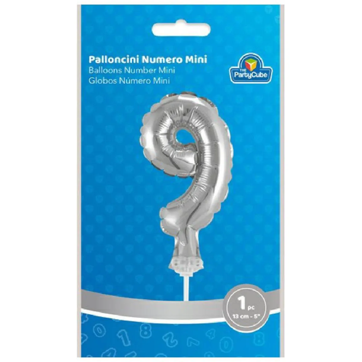 Globo aluminio plateado número 9*TOYS "R" US Online