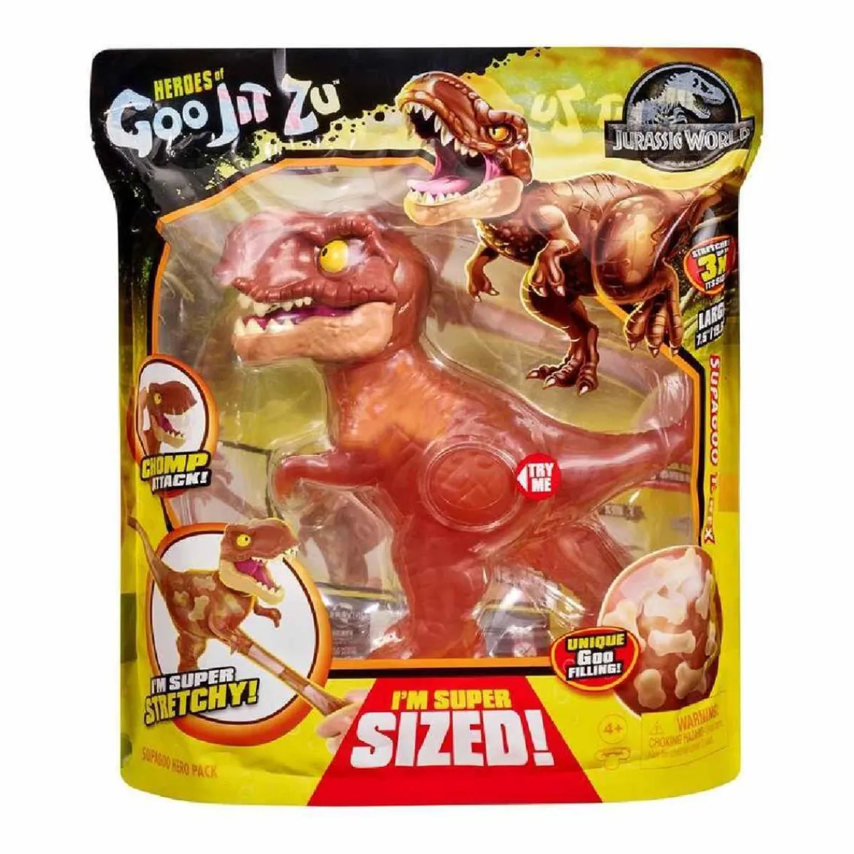 Goo Jit Zu - Figura T-Rex Jurassic World*BANDAI Sale