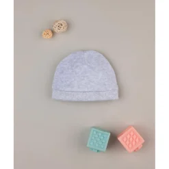 Gorro de chenilla gris claro*Prenatal Clearance
