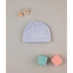 Gorro de chenilla gris claro*Prenatal Clearance