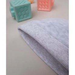 Gorro de chenilla gris claro*Prenatal Clearance