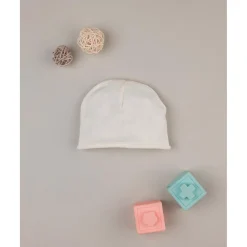 Gorro de lana y algodón para recién nacida*Prenatal Clearance