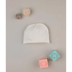 Gorro de lana y algodón para recién nacida*Prenatal Clearance