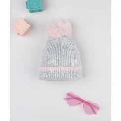 Outlet Gorro de punto con pompón Minnie para niña Calzado Y Accesorios·Accesorios Y Complementos