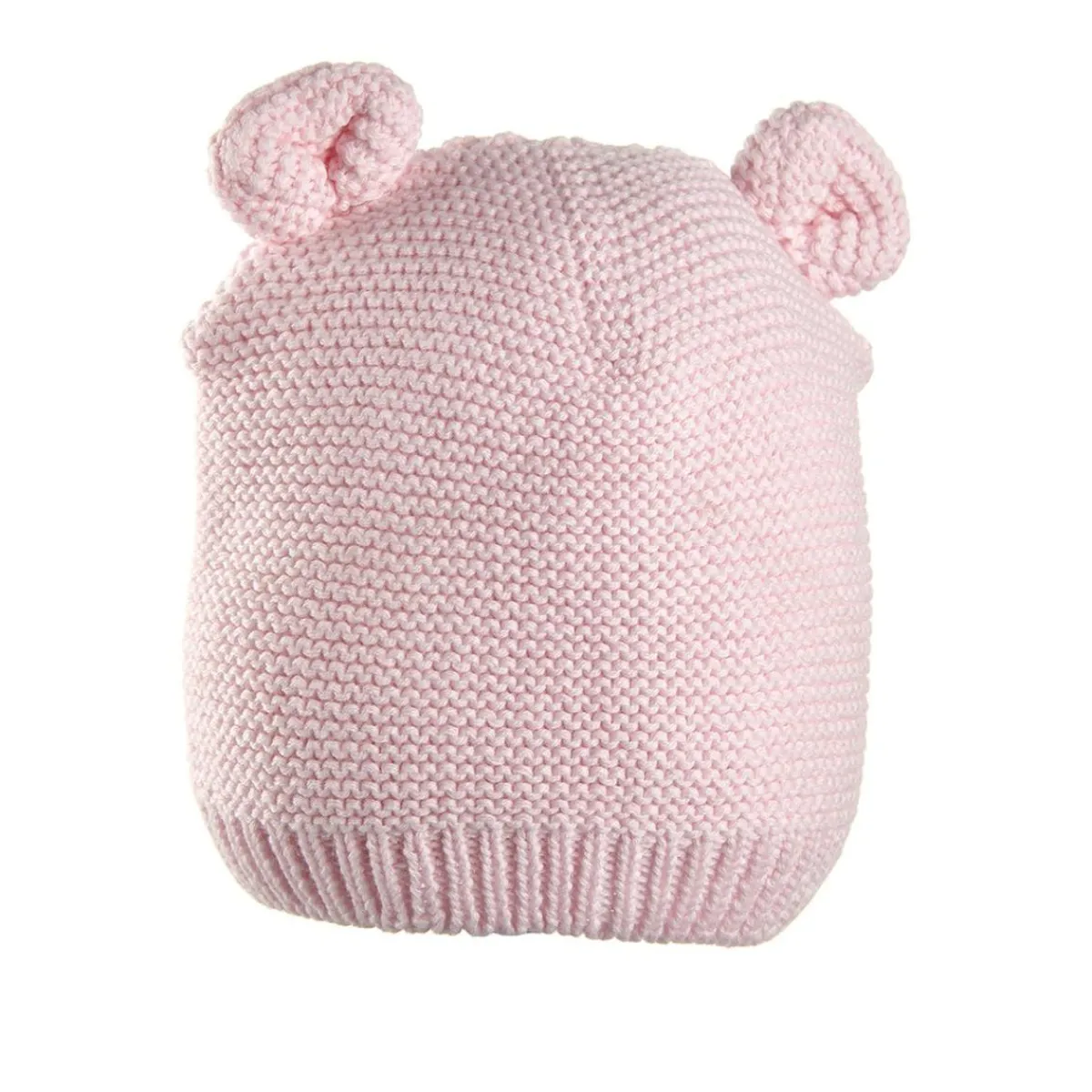 Hot Gorro de punto rosa con orejas Primeras Salidas·Gorros, Viseras Y Manoplas|Recién Nacido·Primeras Salidas