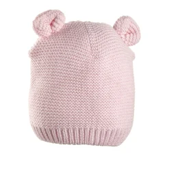 Sale Gorro tricot rosa con orejitas para recién nacida Primeras Salidas·Gorros, Viseras Y Manoplas|Recién Nacido·Primeras Salidas