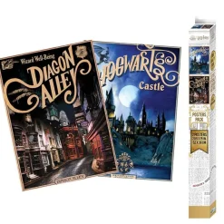 Discount Harry Potter - Pack de 2 pósteres retro Hogwarts y Diagon Friki Zone|Merchandising