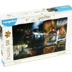 Harry Potter - Rompecabezas Harry Potter - All Aboard de 50 piezas, medidas 300mm x 200mm ㅤ Juegos Y Puzzles