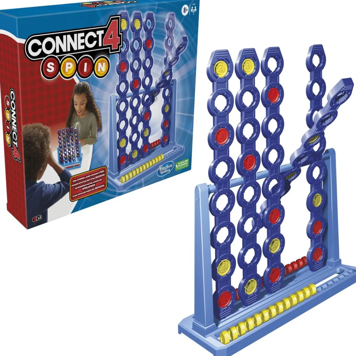 Clearance Hasbro - Connect 4 Spin Juego de mesa Estratégico ㅤ Juegos Y Puzzles