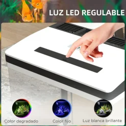 Homcom - Acuario 13L con filtro e iluminación*PawHut Online