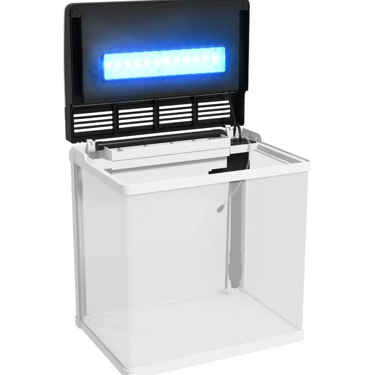 Best Homcom - Acuario 28L con filtro e iluminación Steam