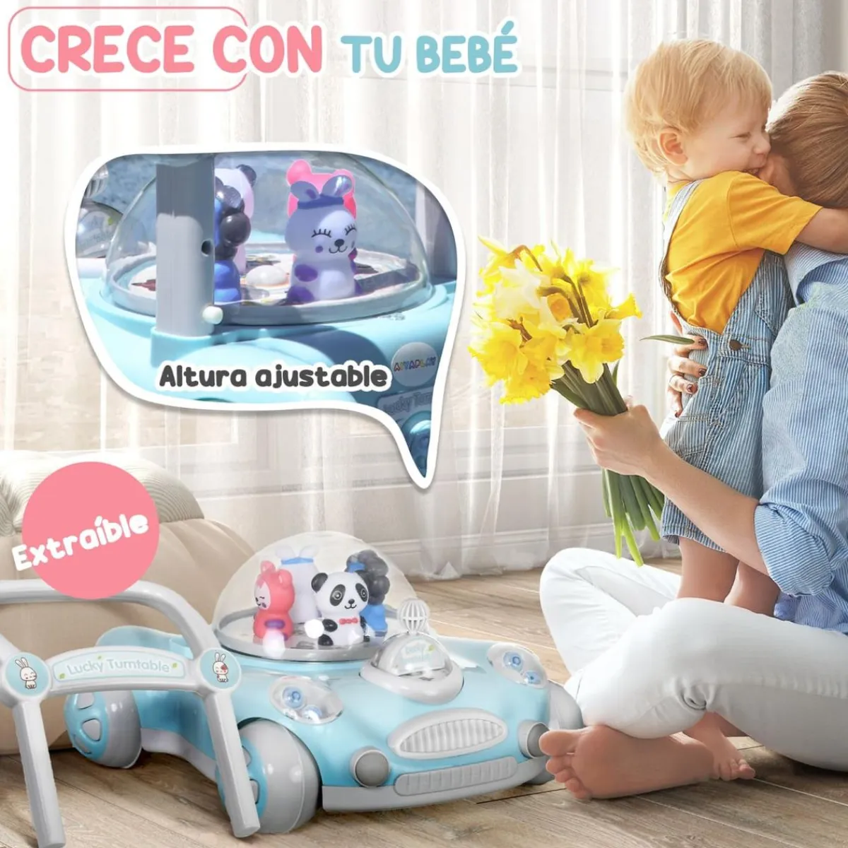 Homcom - Andador Azul para bebés*AIYAPLAY Sale
