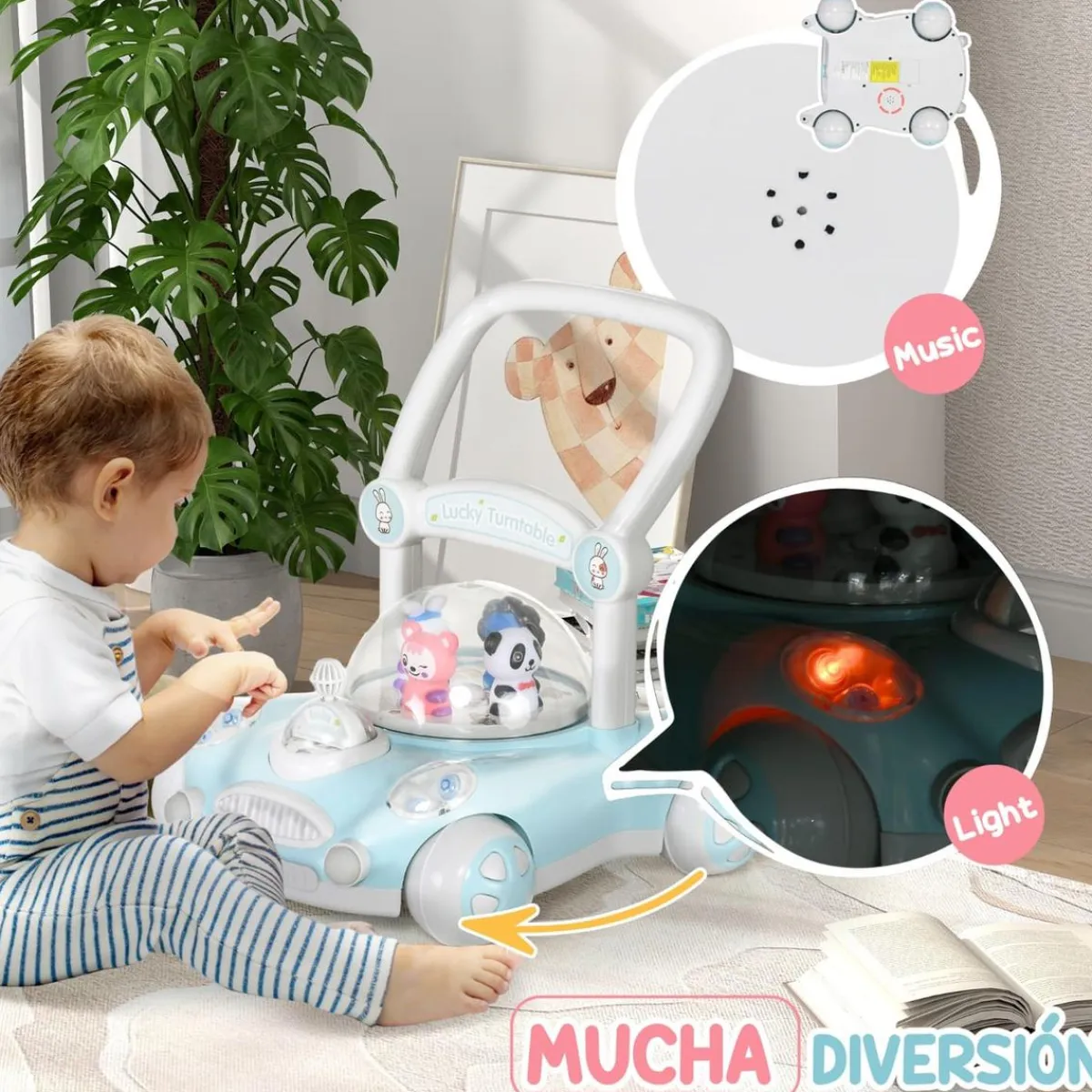 Homcom - Andador Azul para bebés*AIYAPLAY Sale