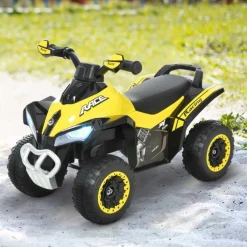 - Andador Quad Cuatrimoto Amarillo*Homcom Online
