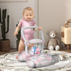 Homcom - Andador Rosa para bebés*AIYAPLAY Online