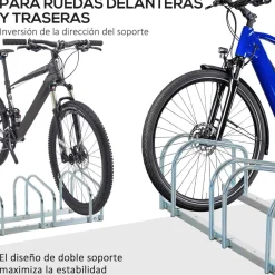 Clearance - Aparcamiento para 5 bicicletas Plata Bicicletas