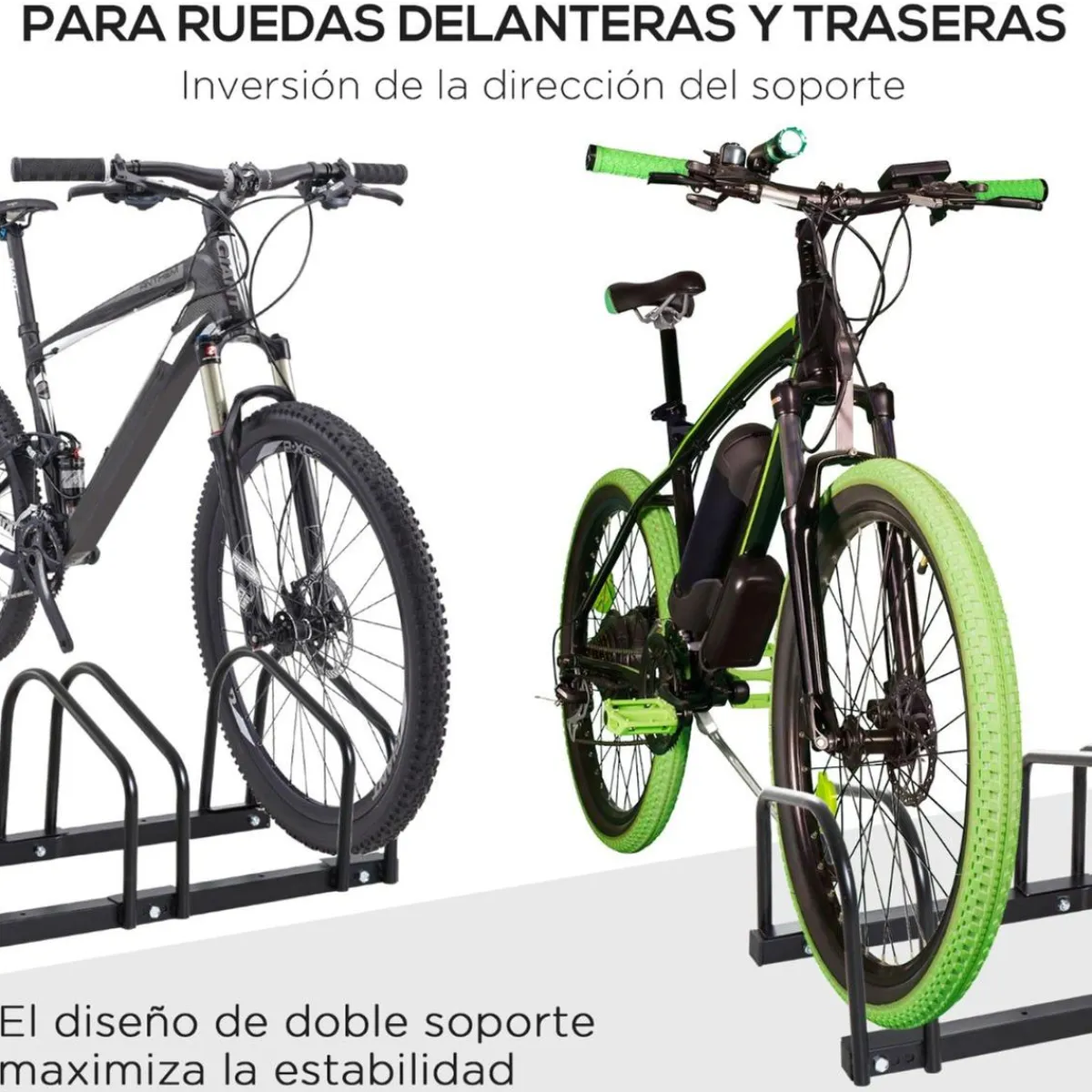- Aparcamiento para 6 bicicletas Negro*Homcom Online