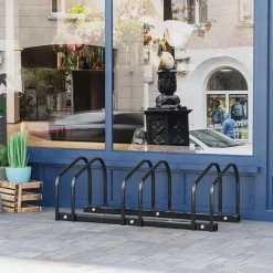 Discount - Aparcamiento para 3 bicicletas Negro Bicicletas