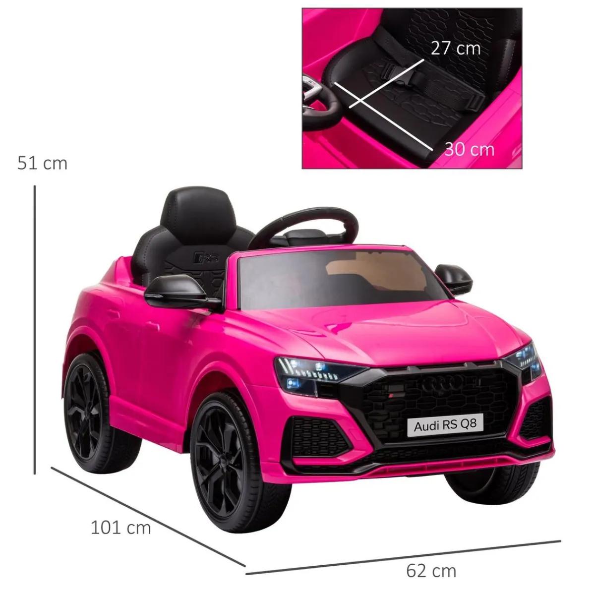 - Audi RS Q8 Batería con control remoto*Homcom Sale