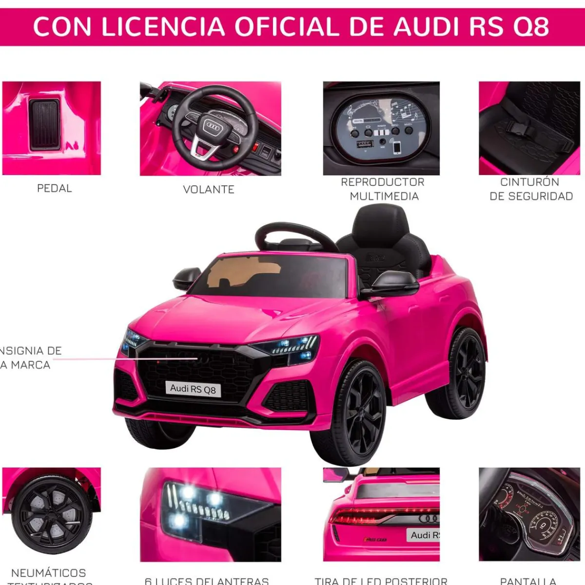 - Audi RS Q8 Batería con control remoto*Homcom Sale