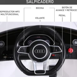 Hot - Audi TT eléctrico blanco Vehículos De Batería O A Pedales