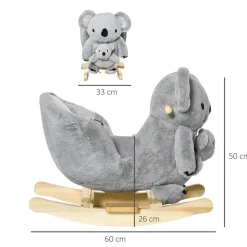 Outlet - Balancín de madera con sonidos Koala Entretenimiento·Hamacas Y Columpios