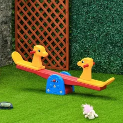 Outlet - Balancín para Niños con Respaldo Entretenimiento·Hamacas Y Columpios