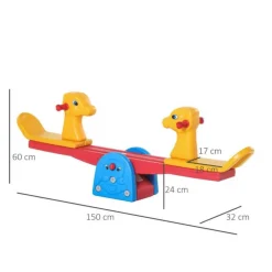 Outlet - Balancín para Niños con Respaldo Entretenimiento·Hamacas Y Columpios