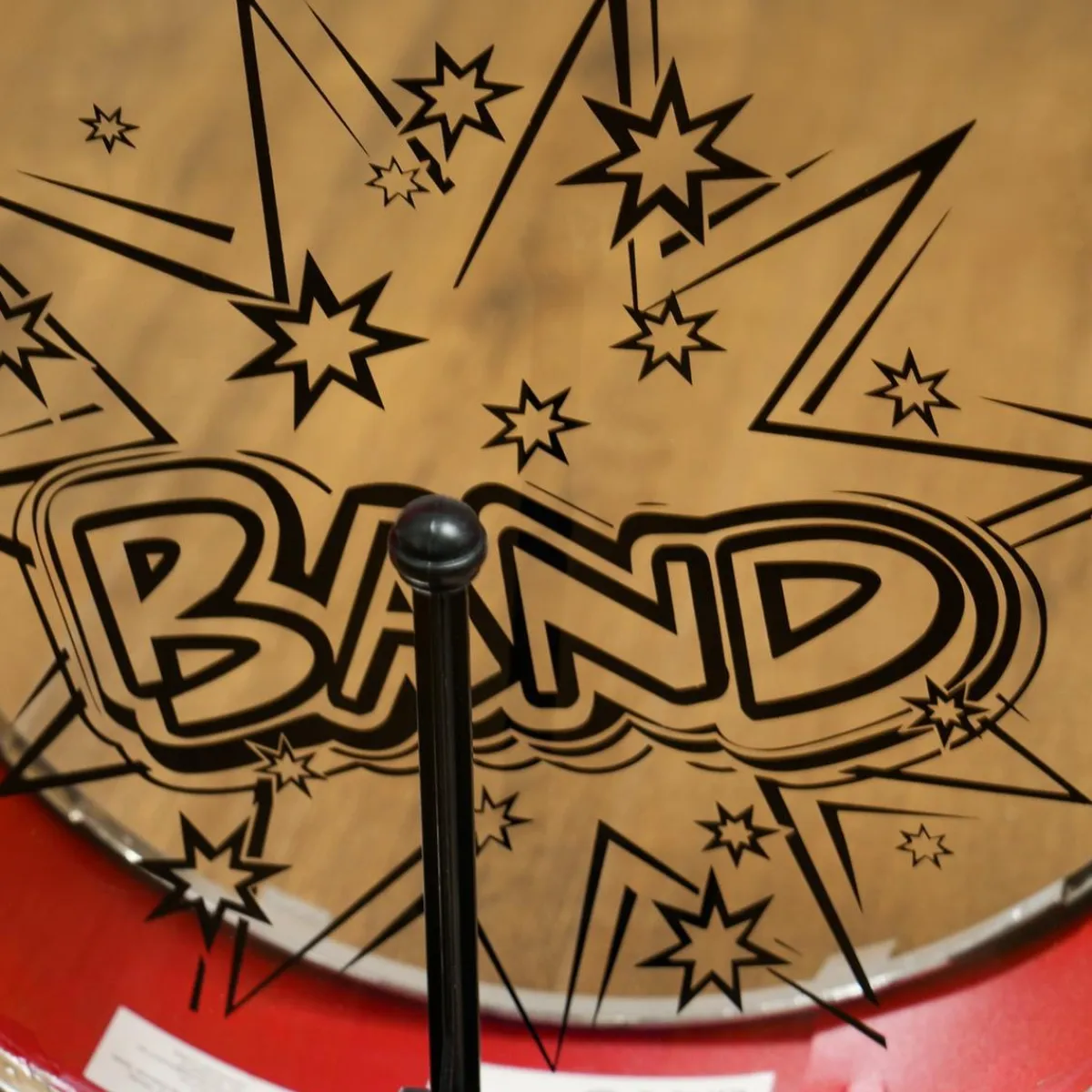 Homcom - Batería infantil 7 piezas con taburete Rojo*AIYAPLAY New