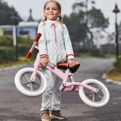 Online - Bicicleta de Equilibrio Sin Pedales Rosa Motos Y Triciclos