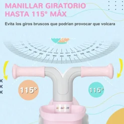 Homcom - Bicicleta sin pedales Rosa*AIYAPLAY New