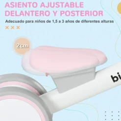 Homcom - Bicicleta sin pedales Rosa*AIYAPLAY New