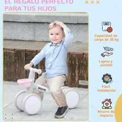 Homcom - Bicicleta sin pedales Rosa*AIYAPLAY New