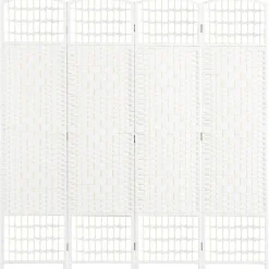 Outlet - Biombo de cuerda de papel 4 paneles Estilo De Vida