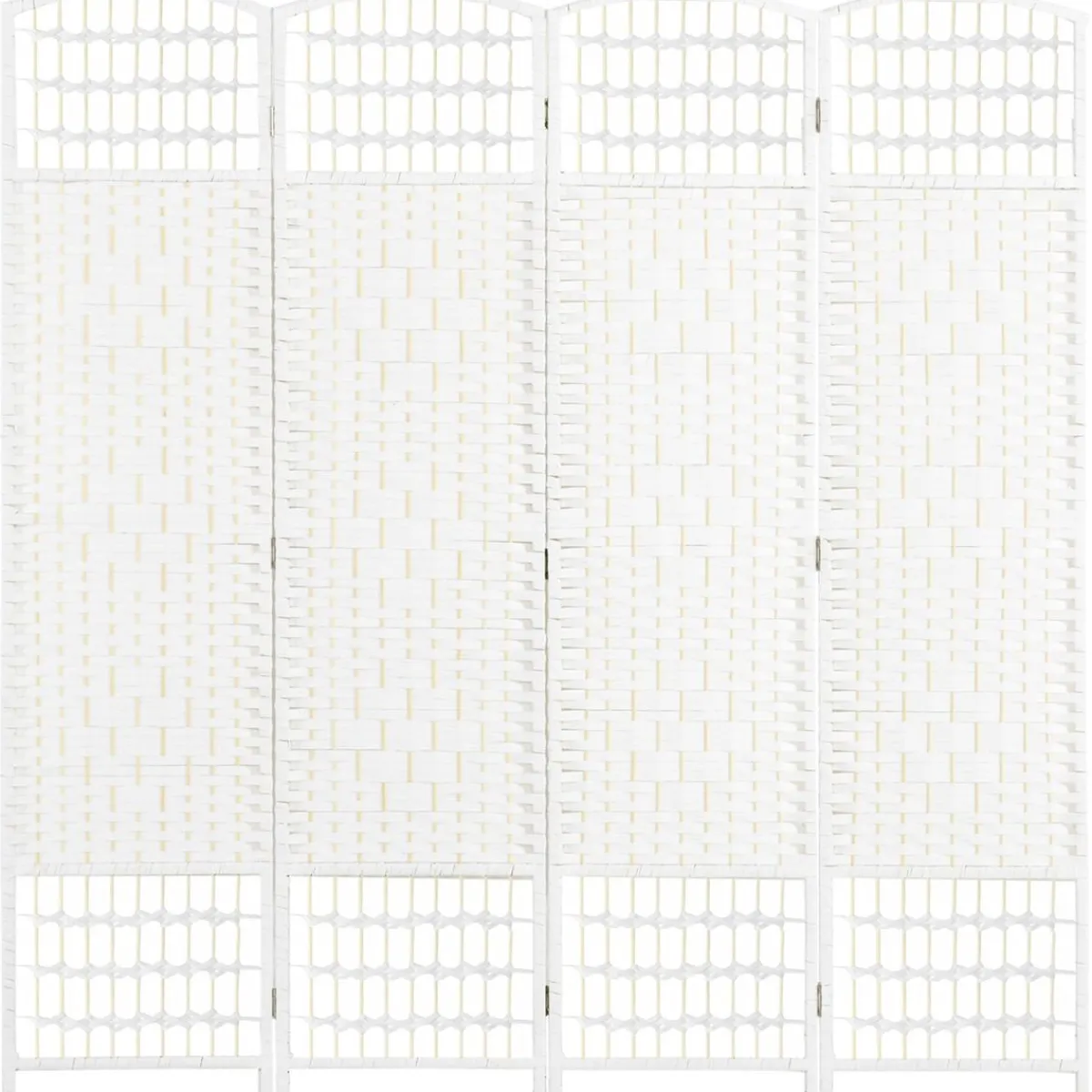 Outlet - Biombo de cuerda de papel 4 paneles Estilo De Vida