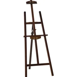 - Caballete de madera con trípode Marrón*Homcom Best