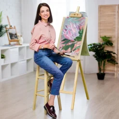 - Caballete de pintura de madera*Homcom Sale