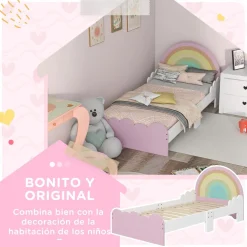 Online - Cama infantil arcoíris Rosa Estilo De Vida