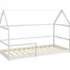 Discount Homcom - Cama infantil en forma de casa Blanco Estilo De Vida